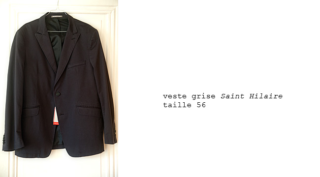 veste grise Saint-Hilaire taille 56